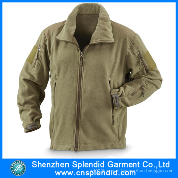 Atacado Mens Khaki Work Fleece Jackets Fornecedores